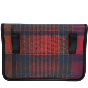 新品同様 エトロ チェック 1N379 PVC レザー マルチカラー 1449 ショルダーバッグ【中古】ETRO