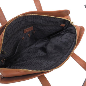 美品 ロエベ ブリーフケース ヘリテージ 2way D61002 レザー ブラウン 茶 ビジネスバッグ 1450【中古】LOEWE
