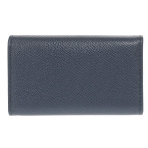 美品 ブルガリ レザー ブルー系 6連 キーケース 青 1469【中古】BVLGARI メンズ