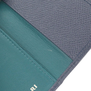 美品 ブルガリ レザー ブルー系 6連 キーケース 青 1469【中古】BVLGARI メンズ