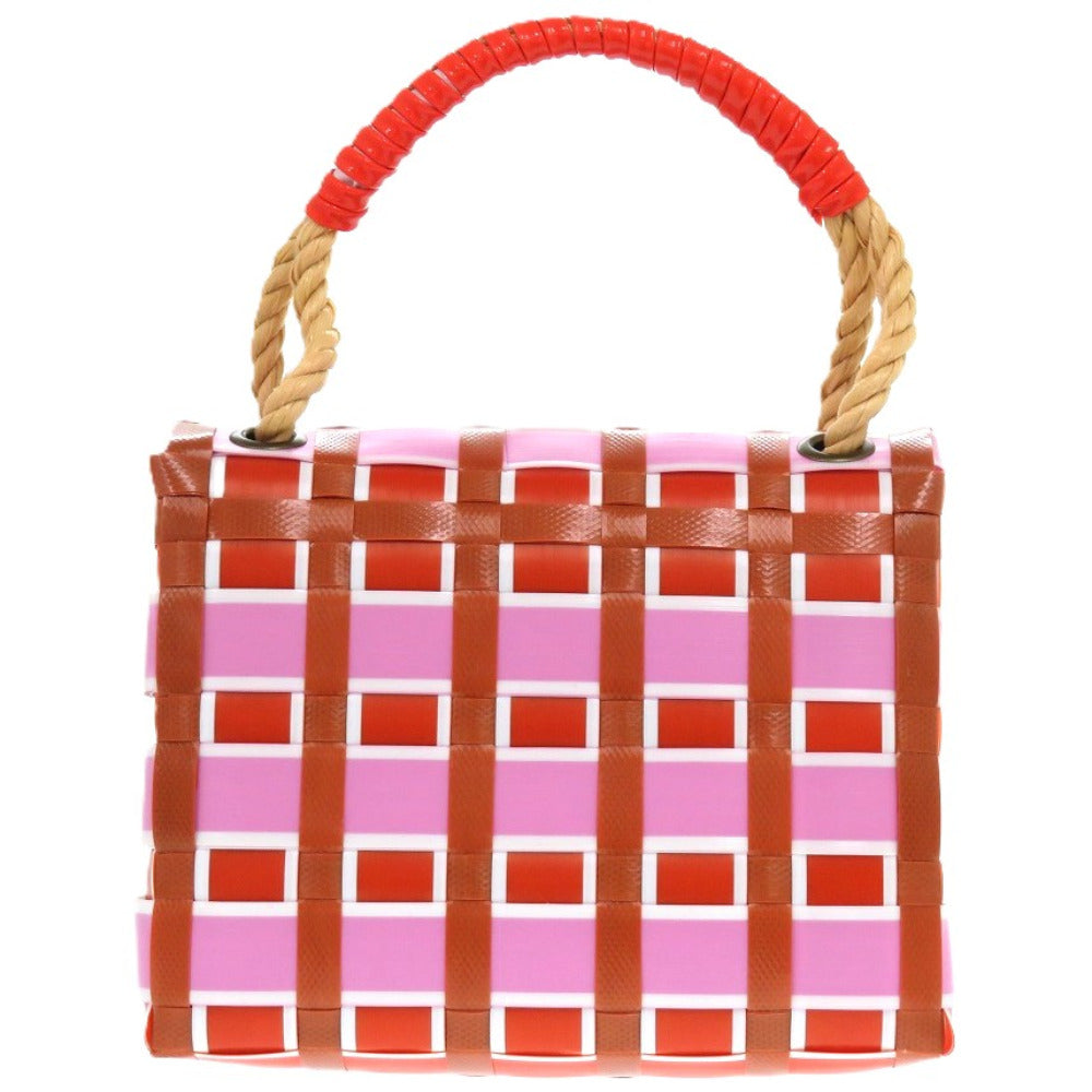 新品同様 マルニ トートバッグ ポリプロピレン レッド 1477 赤 ドクターバッグ【中古】MARNI