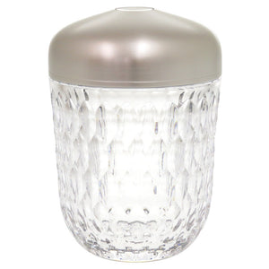 未使用 サンルイ ミニポータブルランプ フォリア ガラス アルミ シルバー オブジェ インテリア ランプ 1486【中古】SAINT LOUIS