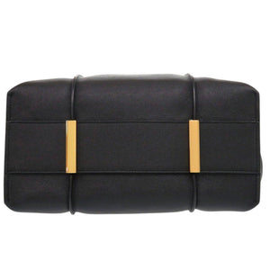 新品同様 トッズ Tタイムレス スモール XBWTSBA0200Q8EB レザー ブラック ハンドバッグ 黒 1496【中古】TOD’S