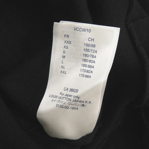 新品同様 ルイ ヴィトン ロゴ ノースリーブ サイズM ウール ポリエステル ブラック ワンピース 黒 LV 1509【中古】LOUIS VUITTON