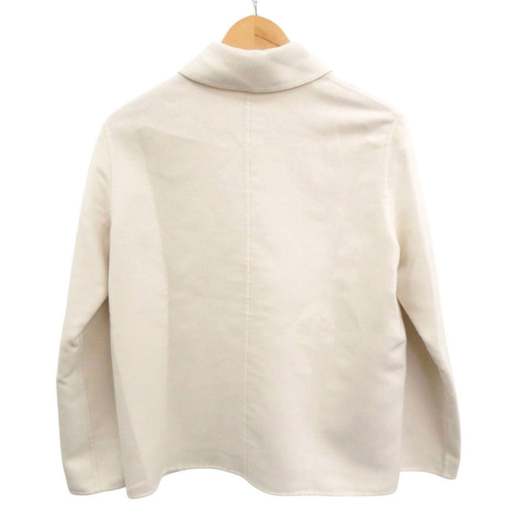 新品同様 エルメス シェーヌダンクル サイズ34 カシミヤ アイボリー ブルゾン アウター 1510【中古】HERMES