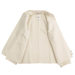 新品同様 エルメス シェーヌダンクル サイズ34 カシミヤ アイボリー ブルゾン アウター 1510【中古】HERMES