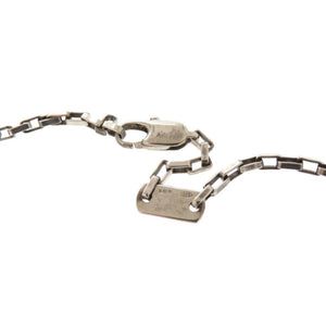 美品 グッチ ロゴプレート シルバー925 ネックレス ペンダント 1514【中古】GUCCI メンズ