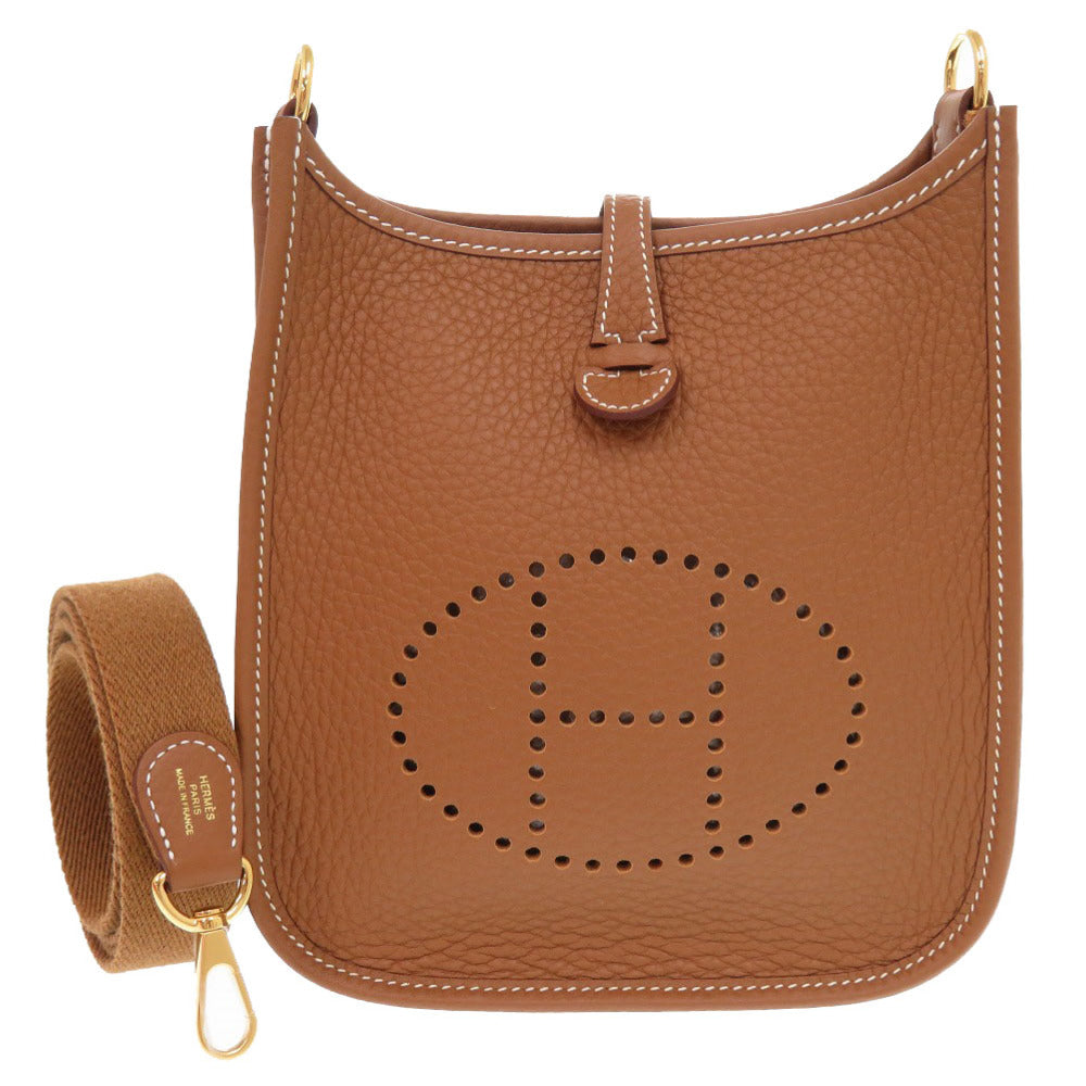 未使用 エルメス エブリンTPM アマゾン トリヨンクレマンス ゴールド ゴールド金具 K刻印(2025年製) ショルダーバッグ 茶 1518 【中古】 HERMES