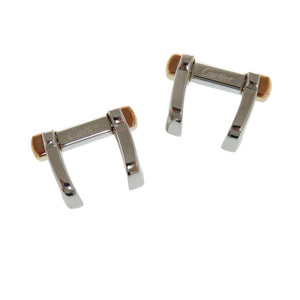 美品 カルティエ ロングCシェイプ シルバー925 シルバー カフス 1520【中古】CARTIER