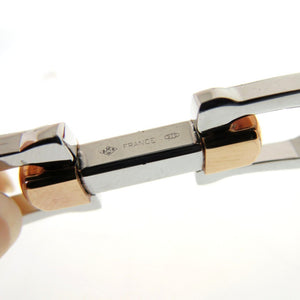 美品 カルティエ ロングCシェイプ シルバー925 シルバー カフス 1520【中古】CARTIER