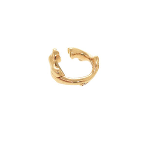 新品同様 ディオール ボワ ドゥ ローズ K18PG 750PG ダイヤモンド ピンクゴールド イヤーカフ ジュエリー 1537【中古】Dior