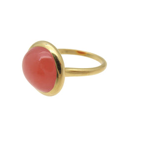 美品 フレッド ベルリーヴ ロードクロサイト 750YG リング #52 指輪 K18YG イエローゴールド ジュエリー アクセサリー 1538【中古】FRED