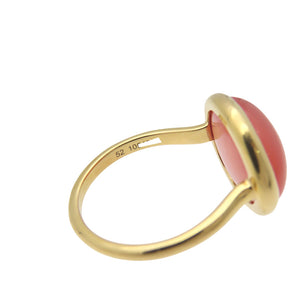 美品 フレッド ベルリーヴ ロードクロサイト 750YG リング #52 指輪 K18YG イエローゴールド ジュエリー アクセサリー 1538【中古】FRED