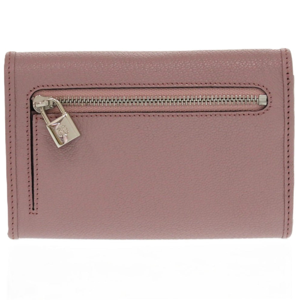 新品同様 ロエベ ラウンドファスナー アマソナ アナグラム レザー パープル 1543 紫 長財布【中古】LOEWE