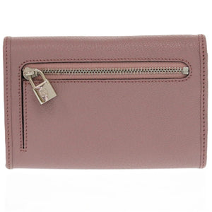 新品同様 ロエベ ラウンドファスナー アマソナ アナグラム レザー パープル 1543 紫 長財布【中古】LOEWE