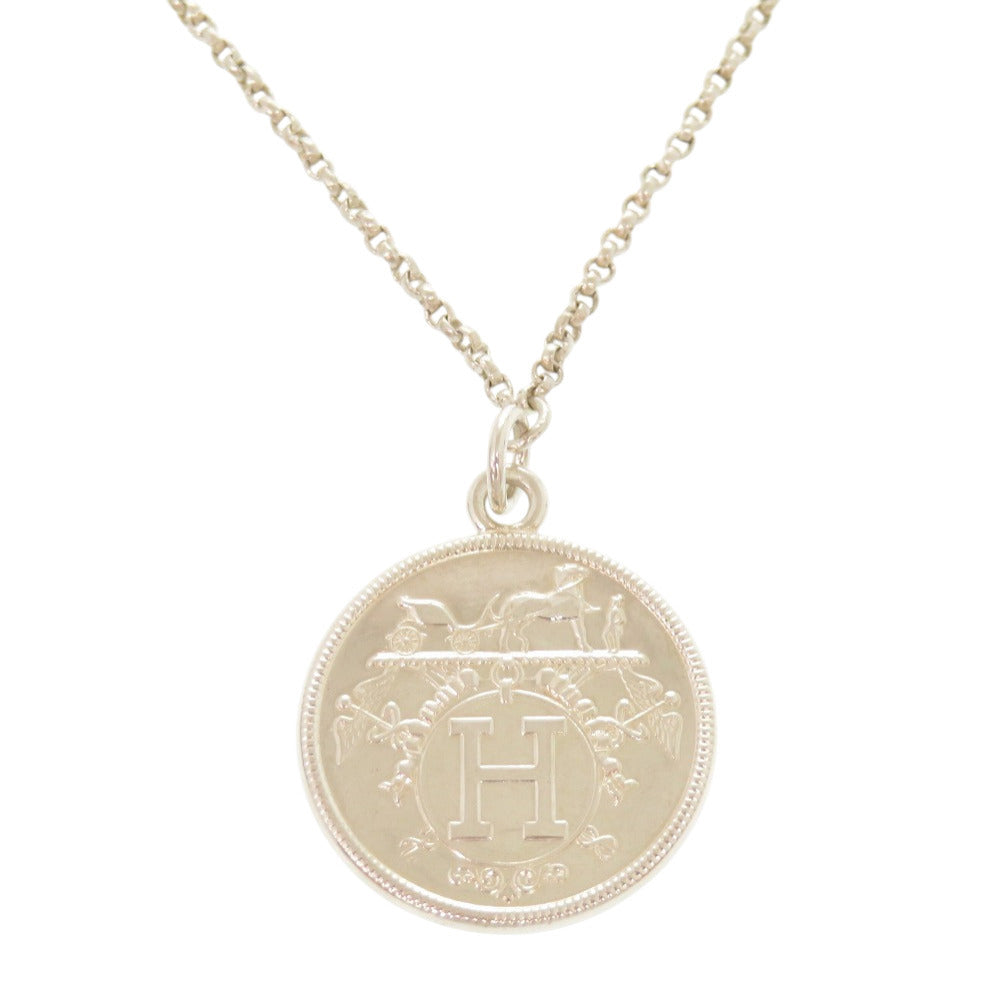 美品 エルメス エクスリブリスMM シルバー925 ネックレス アクセサリー 1554 【中古】 HERMES
