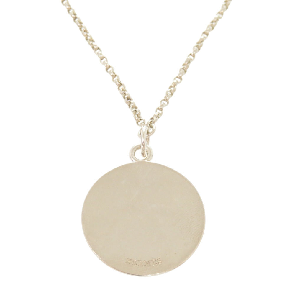 美品 エルメス エクスリブリスMM シルバー925 ネックレス アクセサリー 1554 【中古】 HERMES