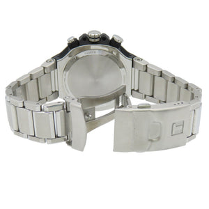 新品同様 ティソ Tレース T141417B クオーツ 腕時計 ステンレススチール ブルー 青文字盤 1559【中古】TISSOT メンズ