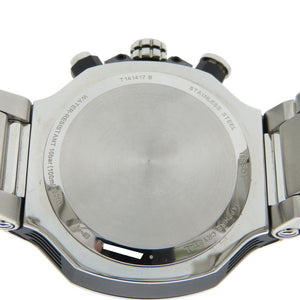 新品同様 ティソ Tレース T141417B クオーツ 腕時計 ステンレススチール ブルー 青文字盤 1559【中古】TISSOT メンズ