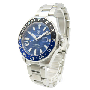 美品 タグホイヤー アクアレーサー キャリバー7 WAY201T.BA0927 自動巻き 腕時計 SS ブルー/ブラック 青文字盤 1560【中古】TAG HEUER メンズ