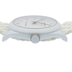 新品同様 トムフォード .002 オーシャンプラスチック TFT002024 クオーツ N腕時計 プラスチック ホワイト 白 1561【中古】TOM FORD メンズ