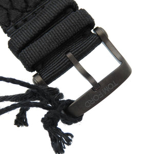 未使用 トムフォード N.004 オーシャンプラスチック タイムピース TFT004001 クオーツ 腕時計 プラスチック ブラック 黒 1562【中古】TOM FORD メンズ