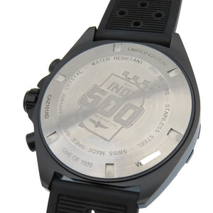 新品同様 タグホイヤー フォーミュラ1 インディ500 限定 CAZ101AD.FT8024 クオーツ 腕時計 SS/ラバー ブラック 黒文字盤 1573【中古】TAG HEUER メンズ