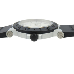 新品同様 ブルガリ アルミニウム 空山基 BB40AT 自動巻き 腕時計 アルミ/ラバー シルバー 1576【中古】BVLGARI メンズ