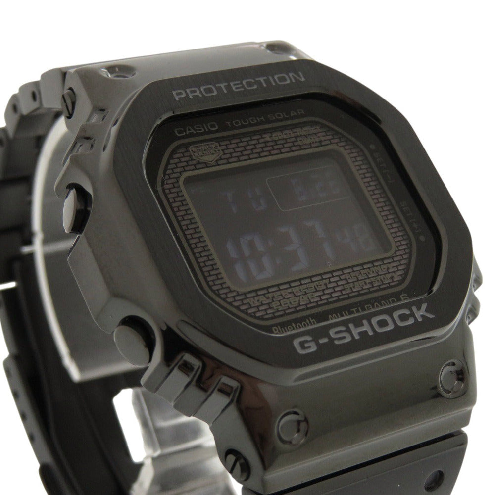 新品同様 カシオ G-SHOCK フルメタル GMW-B5000GD-1JF SS ブラック 黒文字盤 タフソーラー 腕時計 1577【中古】CASIO