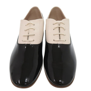 未使用 トッズ レースアップシューズ XXW0YO0P25008V 22.5cm エナメル レザー ブラック レザーシューズ 黒 1602【中古】TOD’S