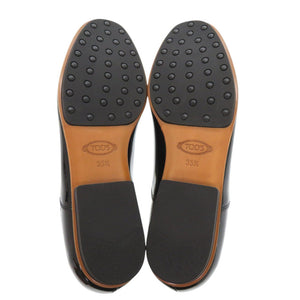 未使用 トッズ レースアップシューズ XXW0YO0P25008V 22.5cm エナメル レザー ブラック レザーシューズ 黒 1602【中古】TOD’S