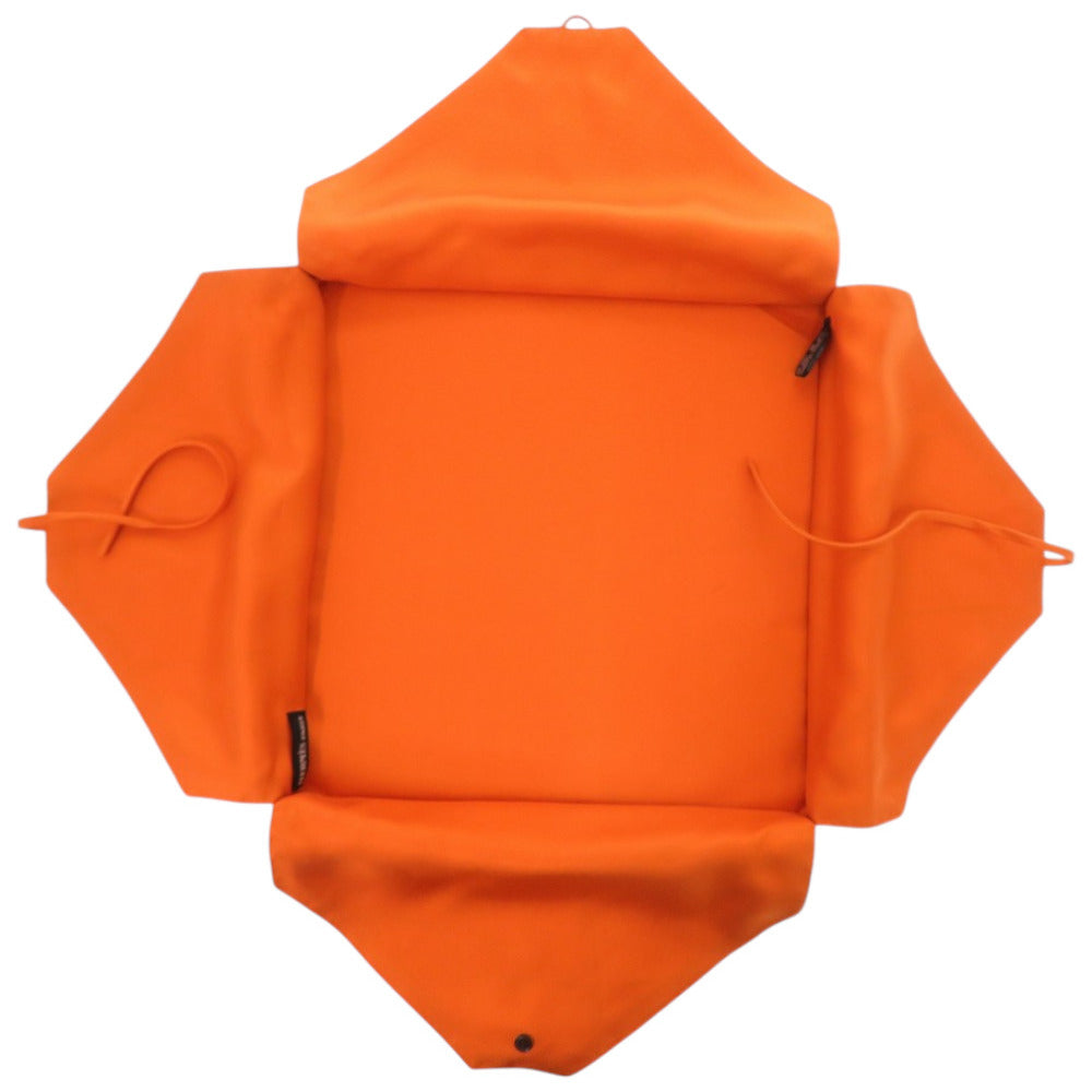 新品同様 エルメス スカーフケース シルク オレンジ 橙 その他小物 1612【中古】HERMES