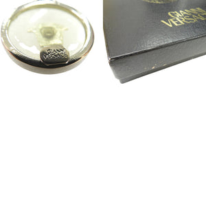 美品 ジャンニ ヴェルサーチ メデューサ チョーカー ネックレス メタル クリア 1625【中古】Gianni Versace