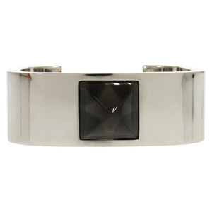 新品同様 エルメス メドール メタル ブラック シルバー金具 黒 バングル 1630【中古】HERMES