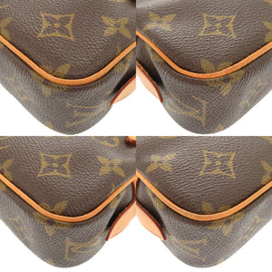 美品 ルイ ヴィトン マルリーバンドリエール モノグラム M51828 ブラウン ショルダーバッグ LV 1634【中古】LOUIS VUITTON