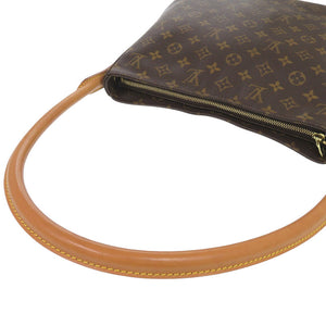美品 ルイ ヴィトン ルーピングGM モノグラム M51145 ショルダーバッグ LV 1635【中古】LOUIS VUITTON