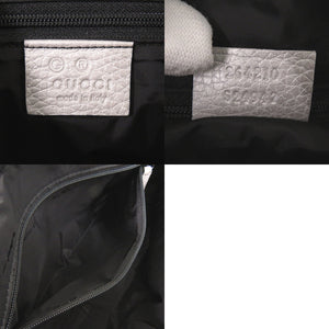 グッチ 264210 GGキャンバス レザー シルバー ハンドバッグ 1641【中古】GUCCI