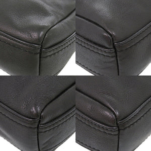 美品 ジバンシィ レザー ブラック ショルダーバッグ 黒 1642【中古】GIVENCHY