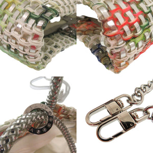 美品 アンテプリマ 2WAY ワイヤーバッグ ショルダーバッグ ボタニカル 斜めかけ クロスボディ ハンドバッグ メッシュ 1643【中古】ANTEPRIMA