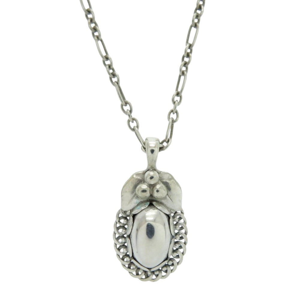 美品 ジョージジェンセン 1992 イヤー シルバー925 シルバー ネックレス 1660【中古】Georg Jensen