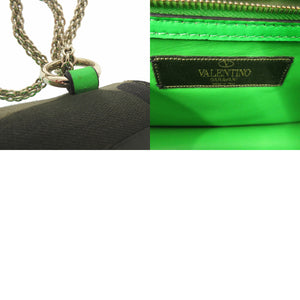 ヴァレンティノ ガラヴァーニ グラムロック カモフラージュ ショルダーバッグ キャンバス レザー カモフラ 1666【中古】Valentino Garavani