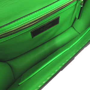 ヴァレンティノ ガラヴァーニ グラムロック カモフラージュ ショルダーバッグ キャンバス レザー カモフラ 1666【中古】Valentino Garavani