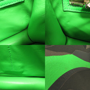 ヴァレンティノ ガラヴァーニ グラムロック カモフラージュ ショルダーバッグ キャンバス レザー カモフラ 1666【中古】Valentino Garavani