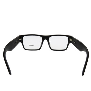 新品同様 プラダ VPR A08-F 眼鏡 フレーム プラスチック ブラック 黒 1667【中古】PRADA