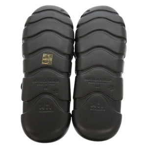 未使用 ボッテガヴェネタ トレイル ラバー ニット ブラック スニーカー 黒 1684【中古】BOTTEGAVENETA