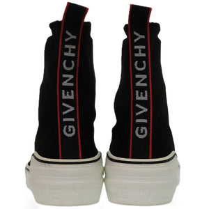 新品同様 ジバンシィ br3443ik スニーカー ブラック 黒 ソックススニーカー1685 サイズ26cm コットン ラバー 【中古】GIVENCHY