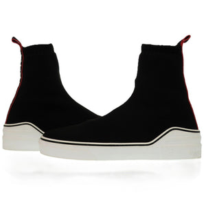 新品同様 ジバンシィ br3443ik スニーカー ブラック 黒 ソックススニーカー1685 サイズ26cm コットン ラバー 【中古】GIVENCHY