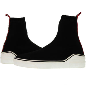 新品同様 ジバンシィ br3443ik スニーカー ブラック 黒 ソックススニーカー1685 サイズ26cm コットン ラバー 【中古】GIVENCHY