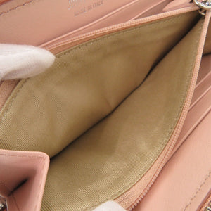 ジミーチュウ フィリッパ スタースタッズ レザー ピンク 長財布 1689【中古】JIMMY CHOO