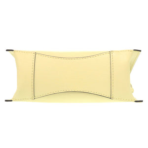 美品 ジャンニ キアリーニ レザー イエロー 2WAY ハンドバッグ ショルダーバッグ 黄 1695【中古】GIANNI CHIARINI